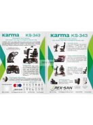 Karma KS-343 négykerekű elektromos moped